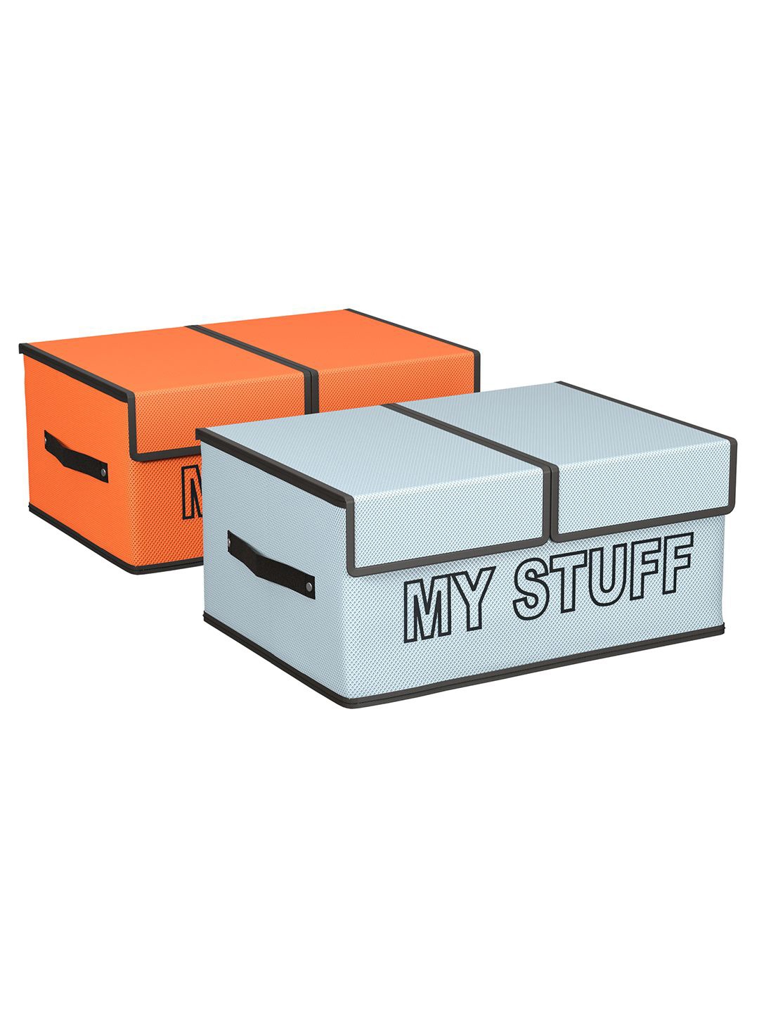 

Kuber Industries Orange Set of 2 Regular Multi-Utility Organisers