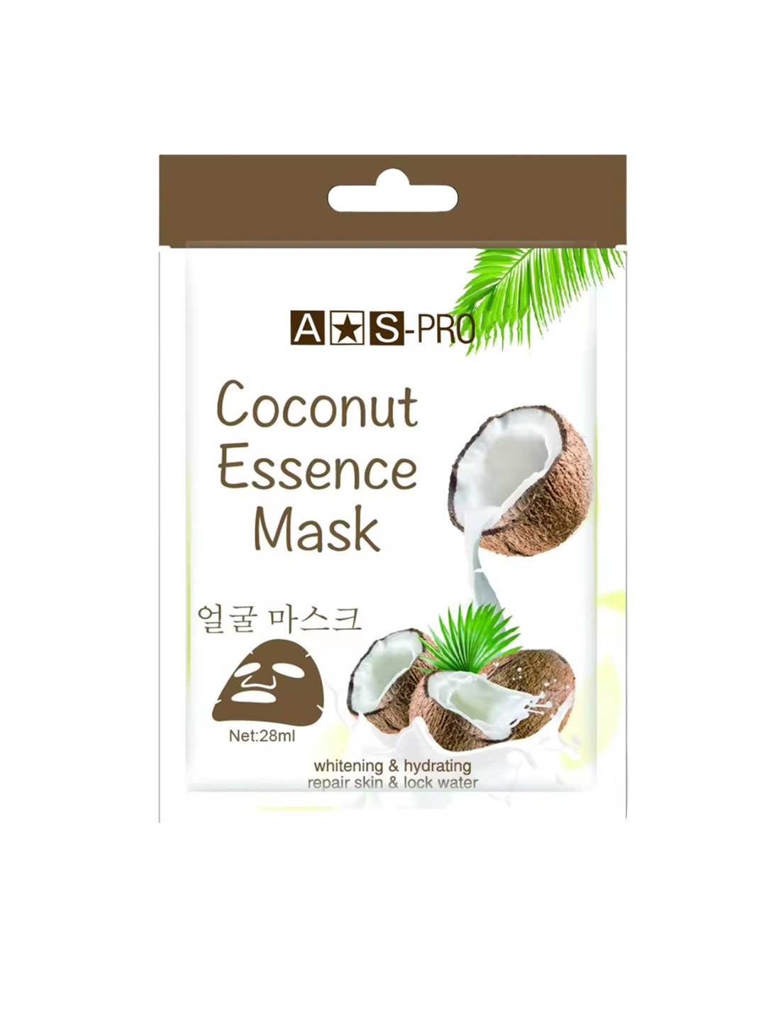 

Adbeni Coconut Essence Sheet Mask - 28ml, Brown