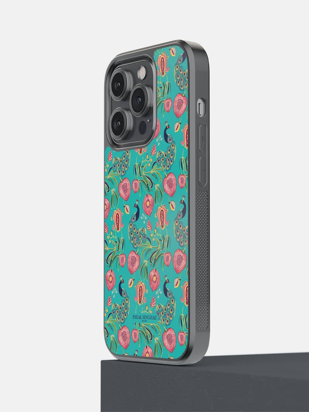 

macmerise Impact Resistant Quirky Printed iPhone 14 Pro Back Case Mobile Accessories, Green