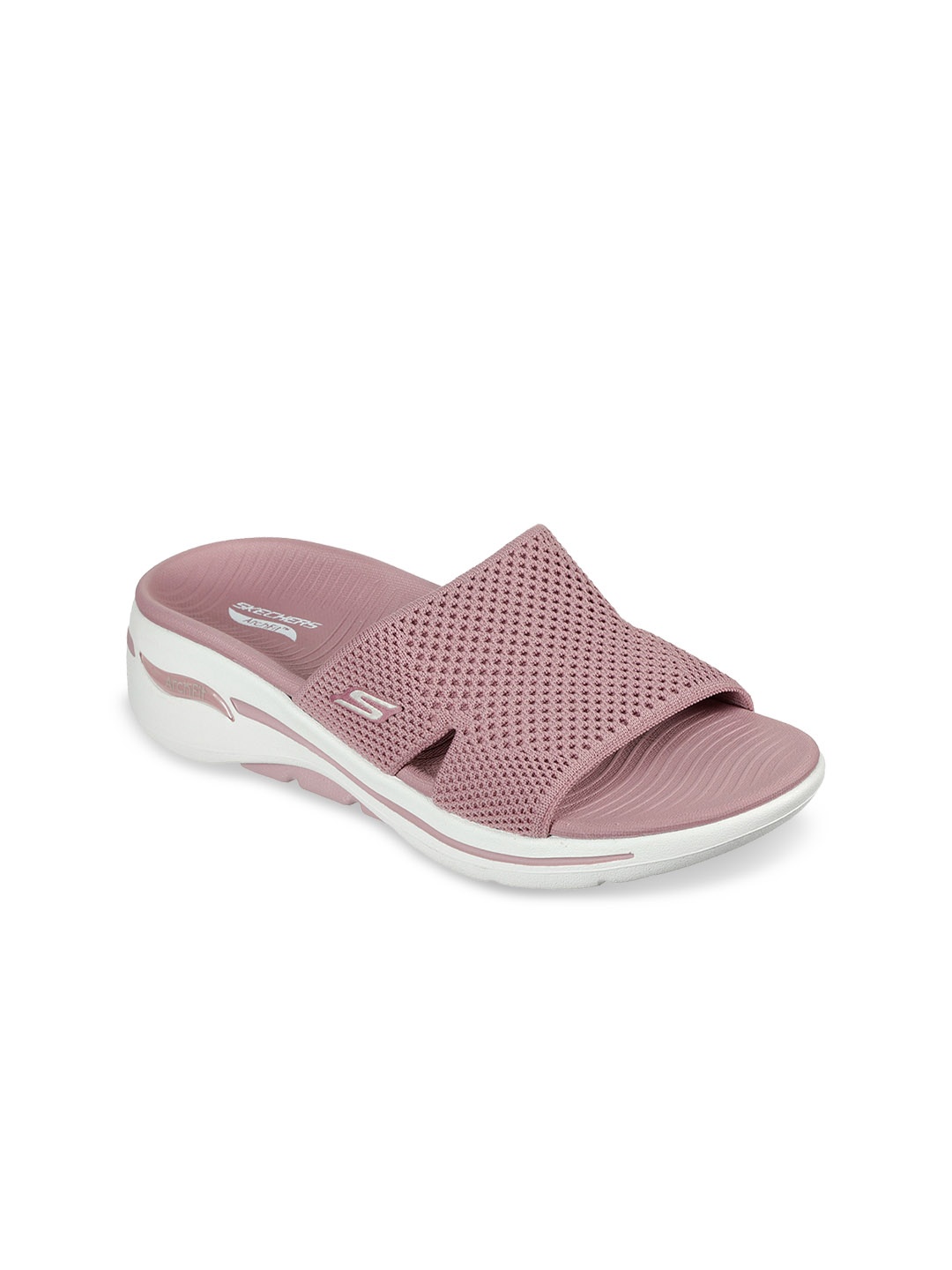 

Skechers GO WALK ARCH FIT Women Sliders, Rose