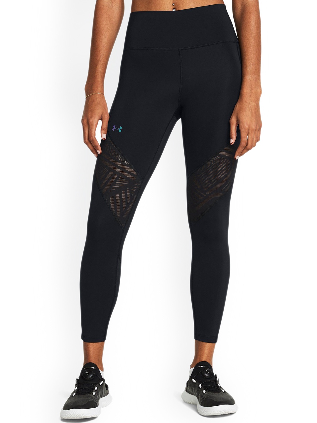 

UNDER ARMOUR Rush Vent High-Rise Tights, Black