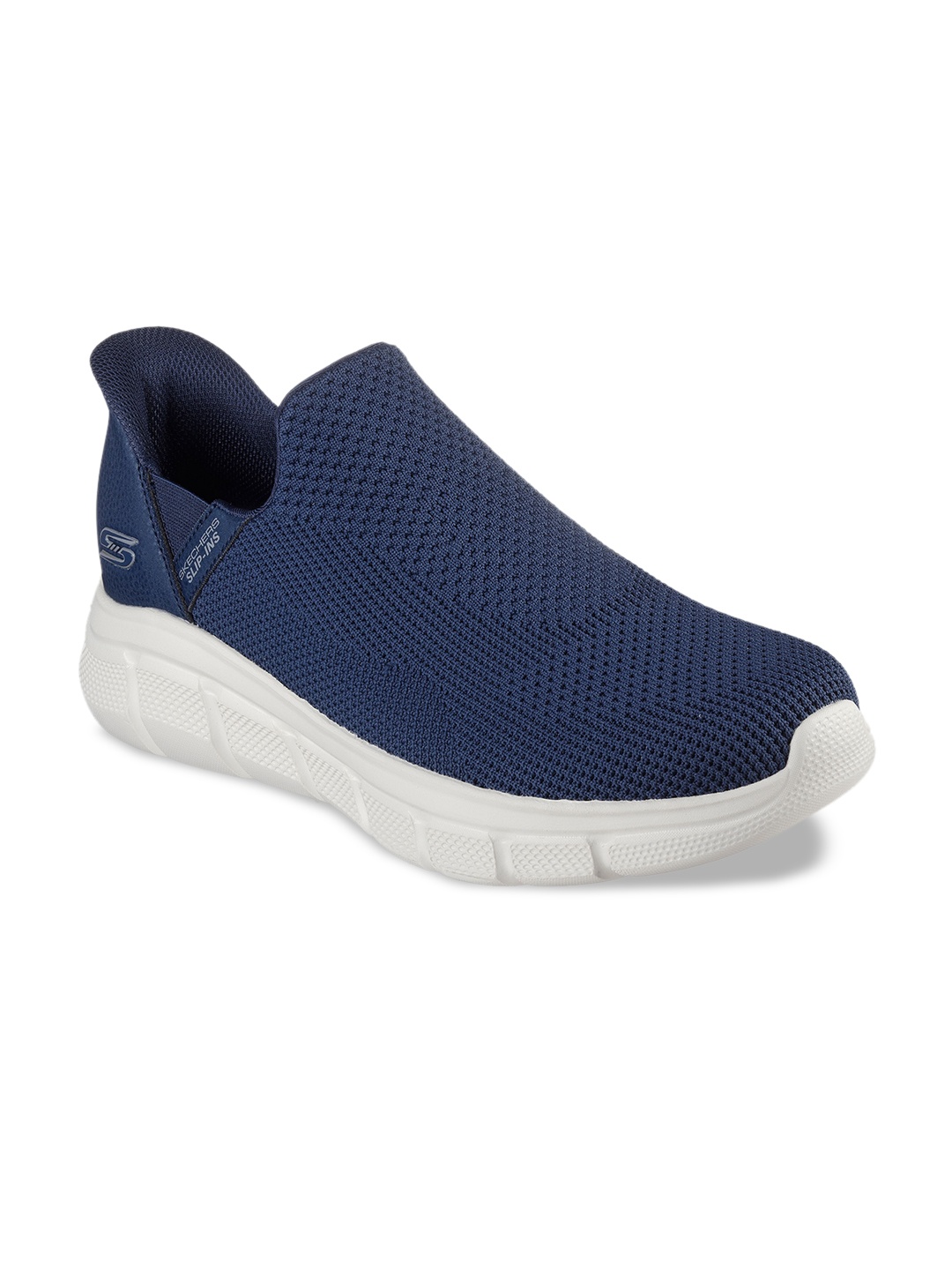 

Skechers Men Bobs B Flex - Resilient Edge Casual Shoes, Navy blue