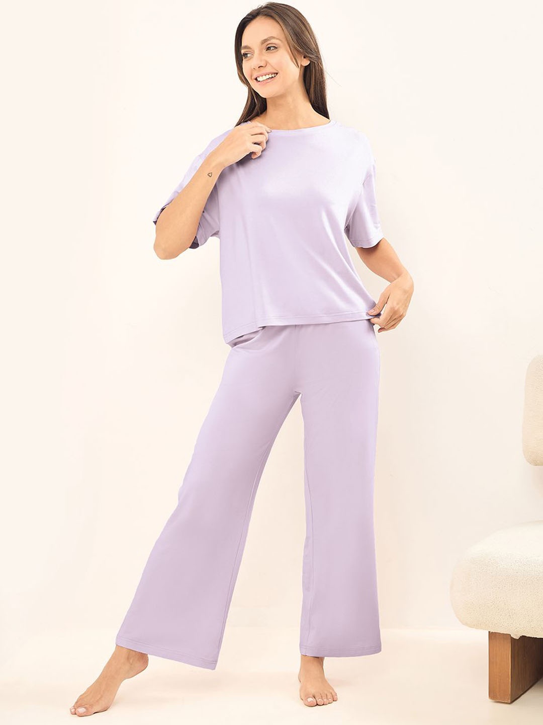 

Sweet Dreams Women Night suit, Lavender