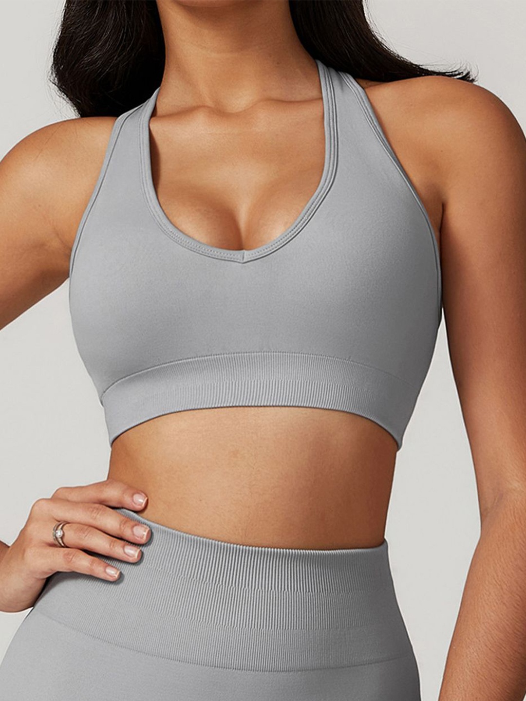 

LULU & SKY Bralette Top, Grey