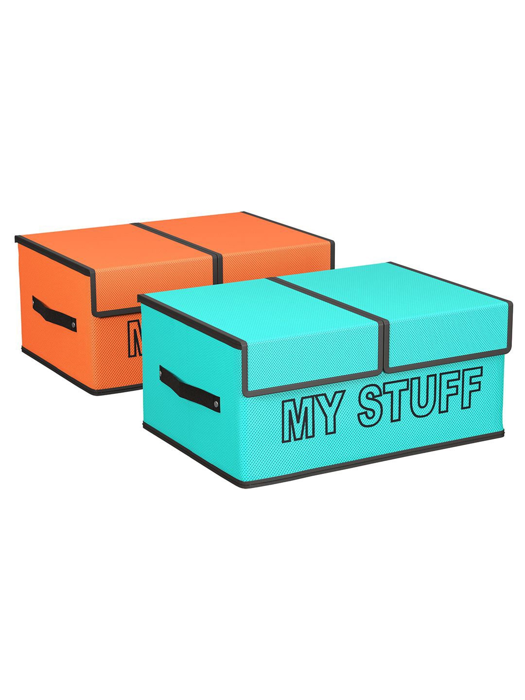 

Kuber Industries Orange Set of 2 Regular Multi-Utility Organisers