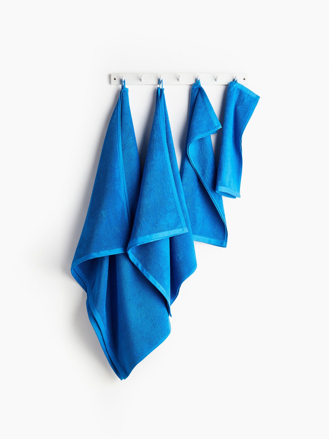 

H&M Blue Terry Guest Towels