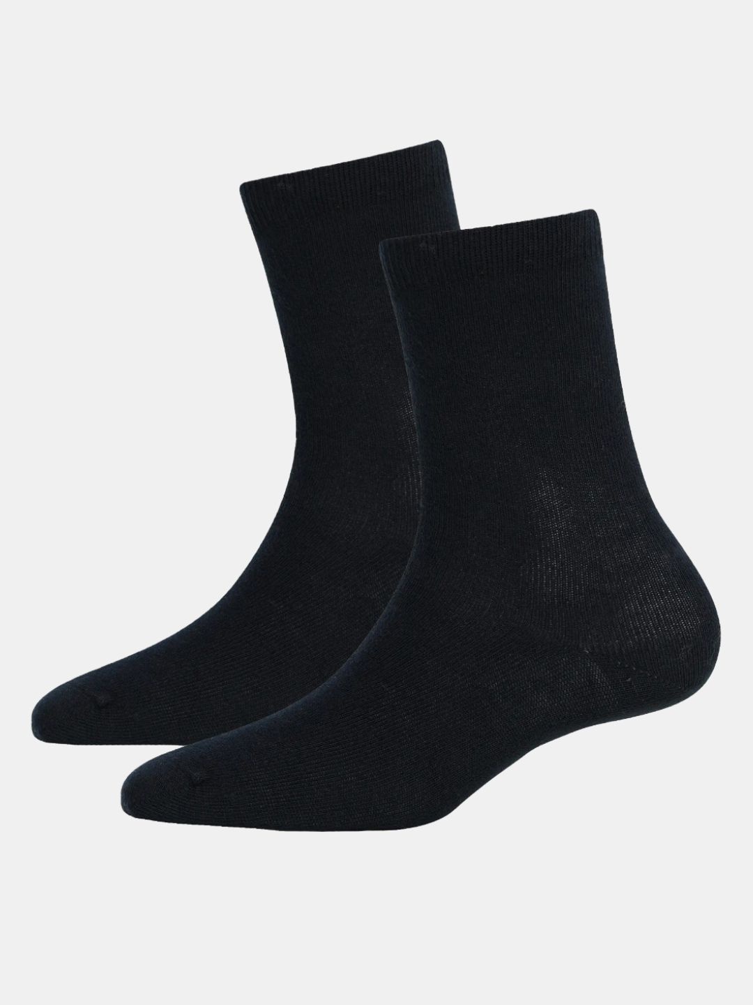 

Jockey Kids Pack Of 2 Antimicrobial Calf Length Socks, Black