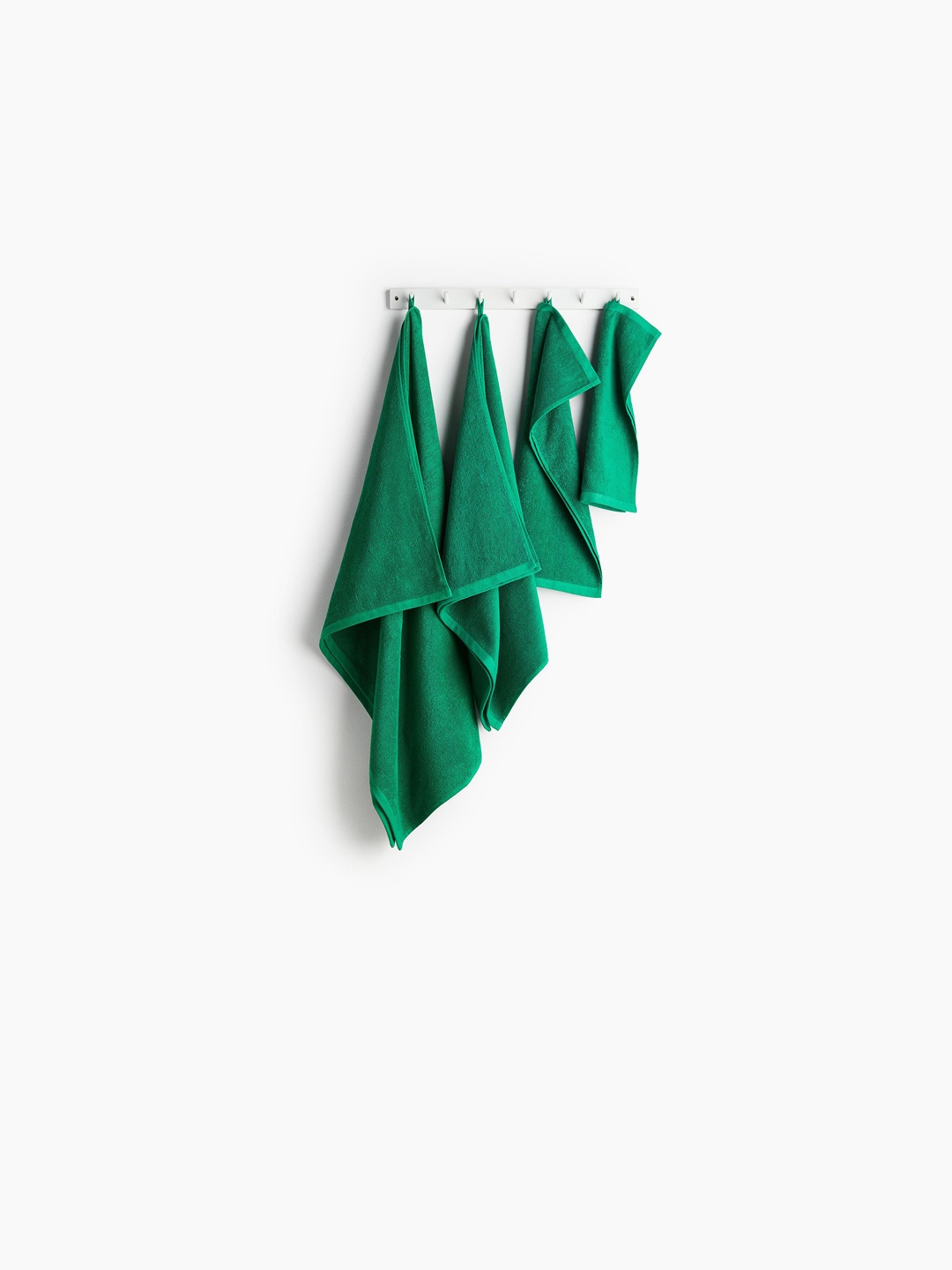 

H&M Green Terry Bath Sheet Towel