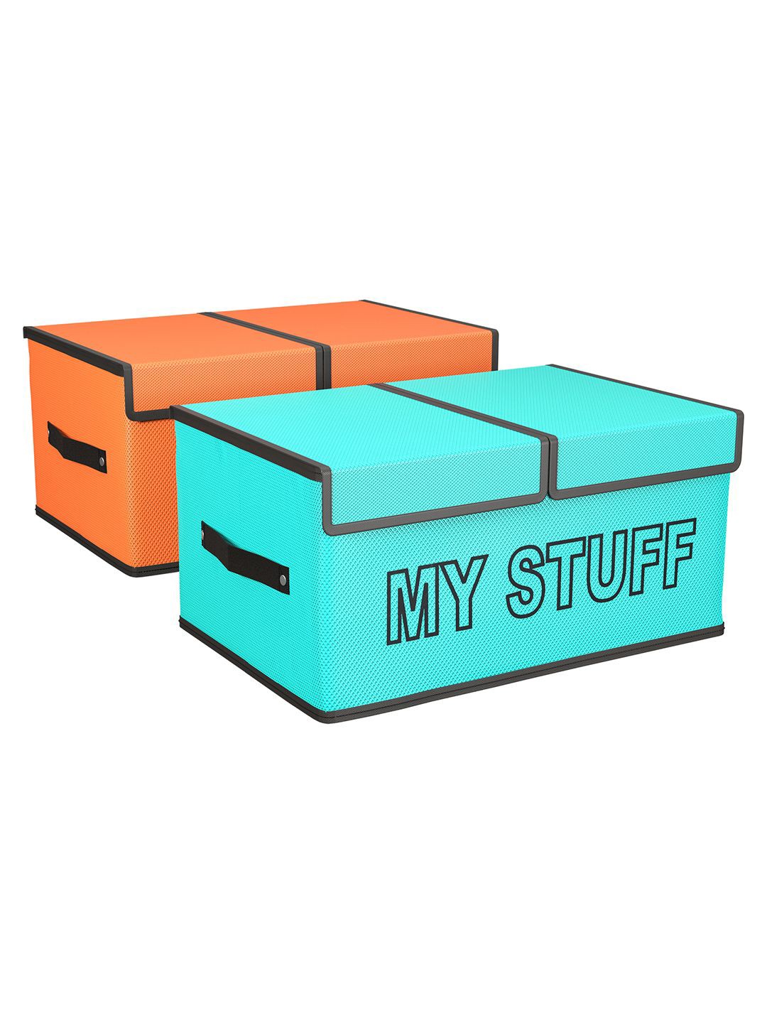 

Kuber Industries Orange Set of 2 Regular Multi-Utility Organisers