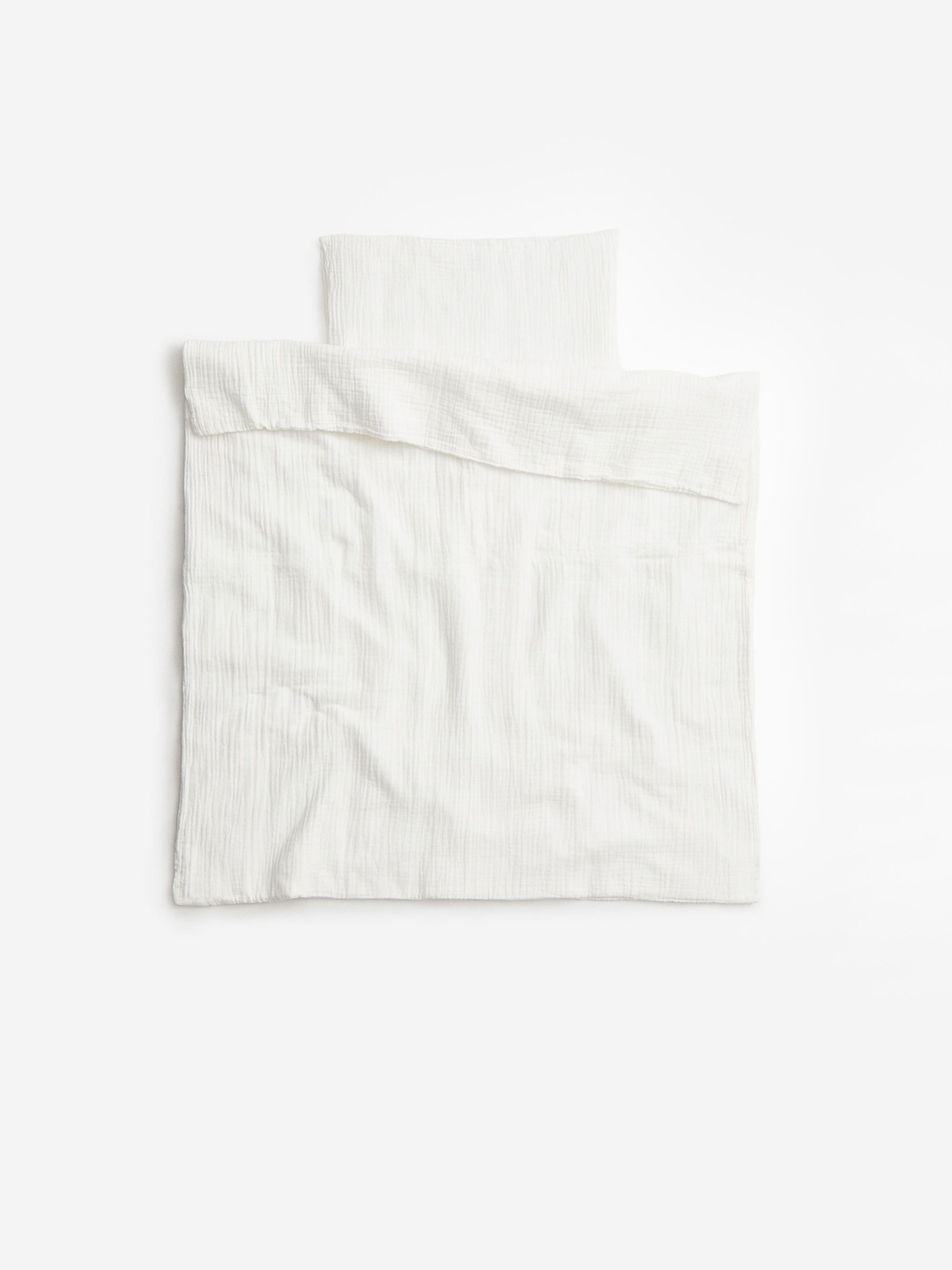 

H&M Muslin Cot Duvet Cover Set, White