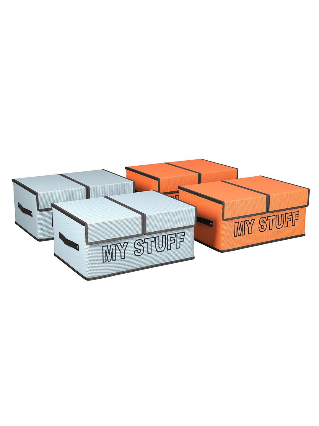 

Kuber Industries Orange Set of 4 Regular Multi-Utility Organisers