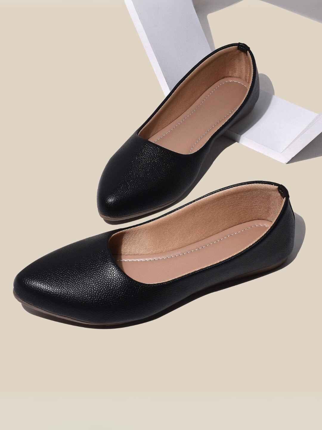 

YASSIO Women Ballerinas Pointed Toe Flats, Black