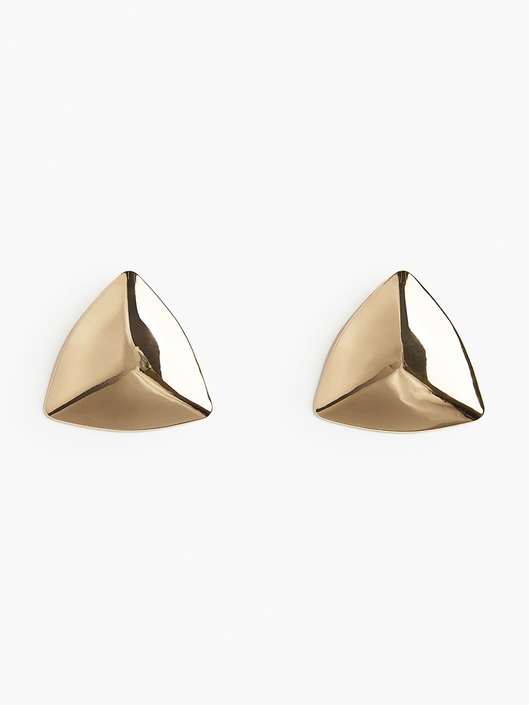 

H&M Triangular Stud Earrings, Gold