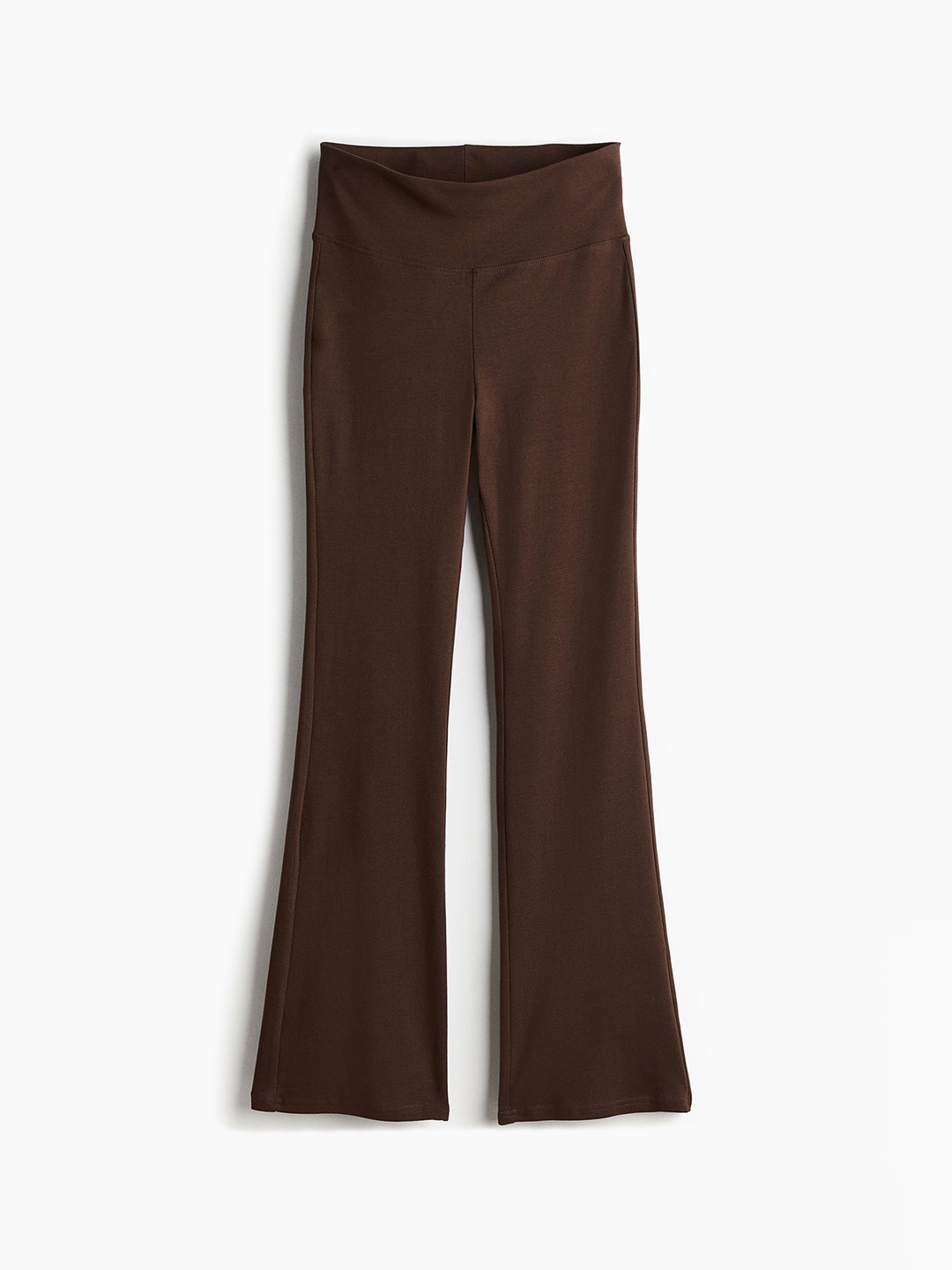 

H&M Flared Leggings, Brown