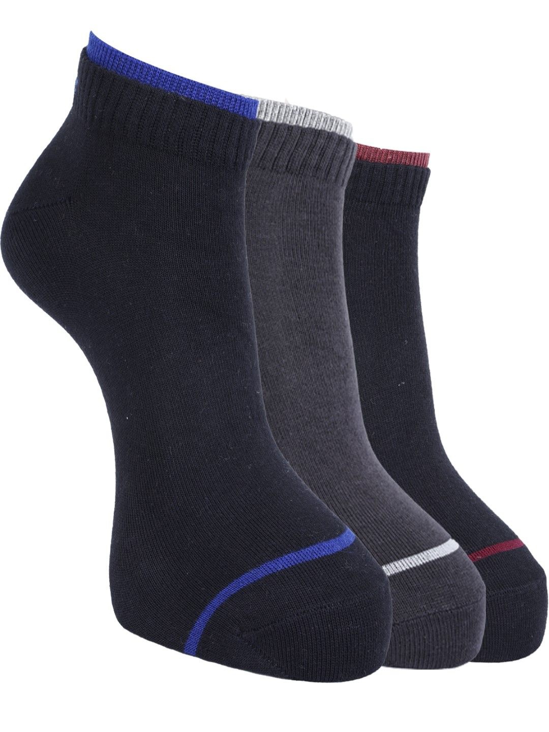 

Force NXT Pack Of 3 Ankle-Length Socks, Black