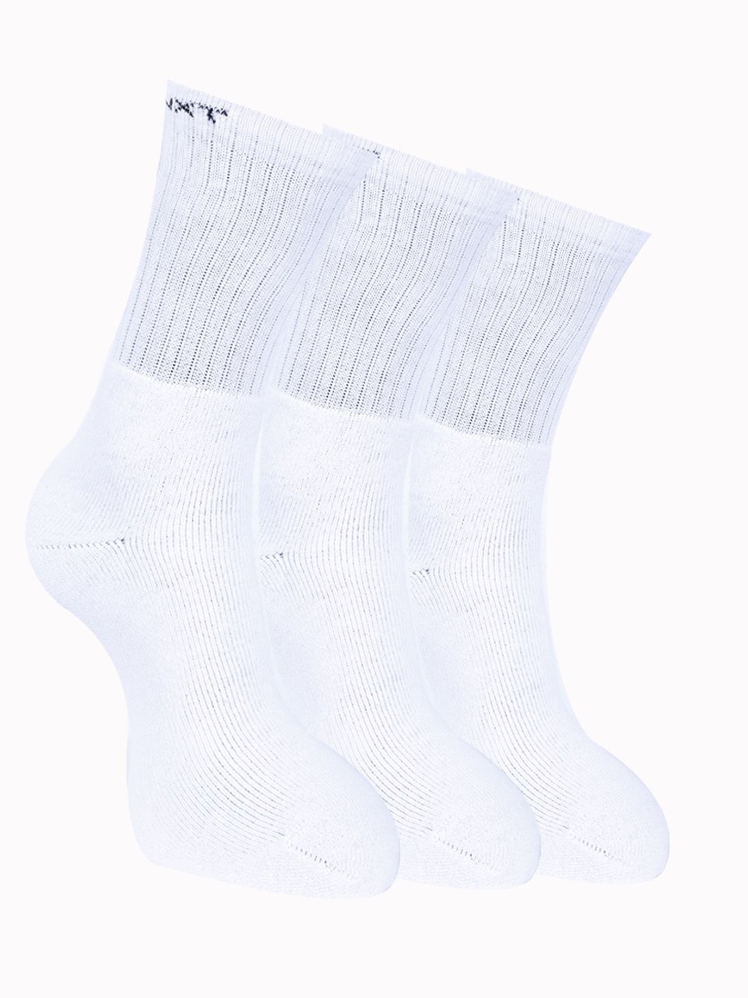 

Force NXT Men Pack Of 3 Calf-Length Socks, White