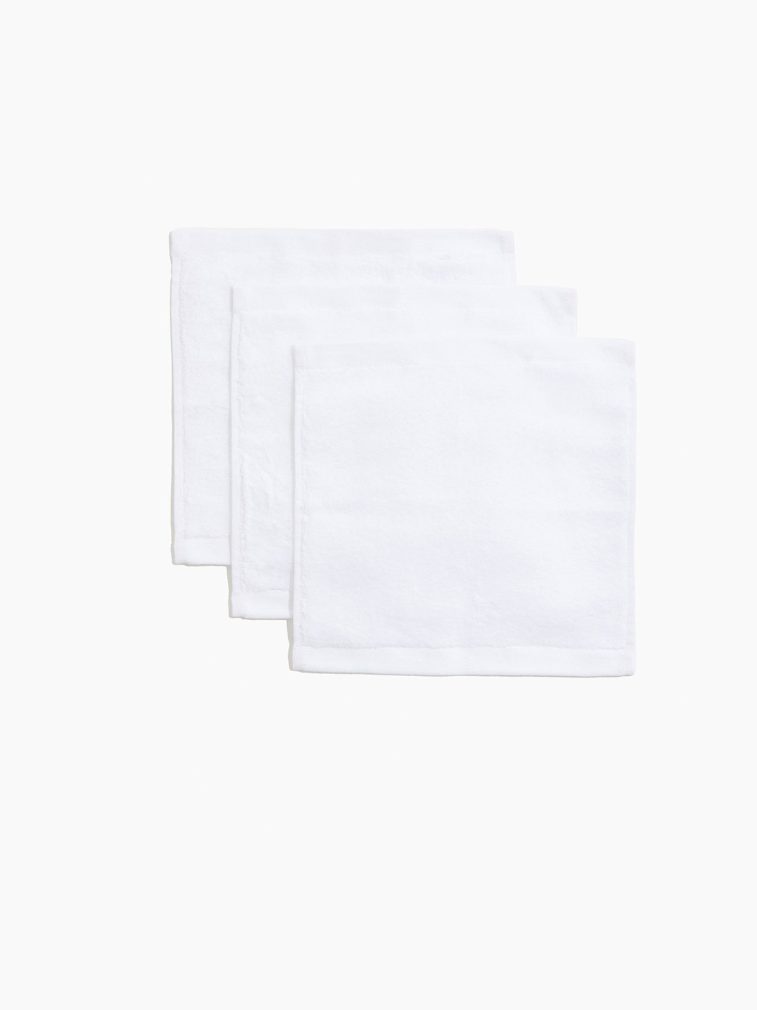 

H&M 3-Pcs White Soft Terry Flannels