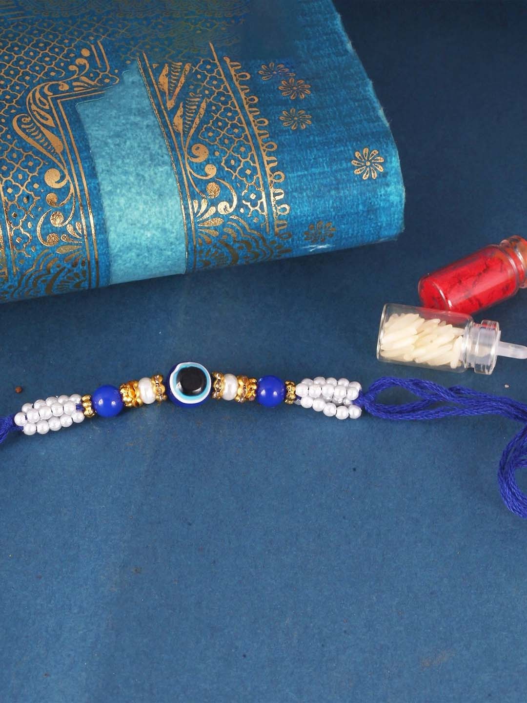 

Vighnaharta Thread Rakhi, Grey melange