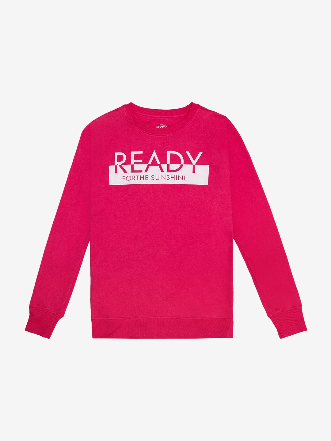 

DYCA Women Printed Sweatshirt, Fuchsia