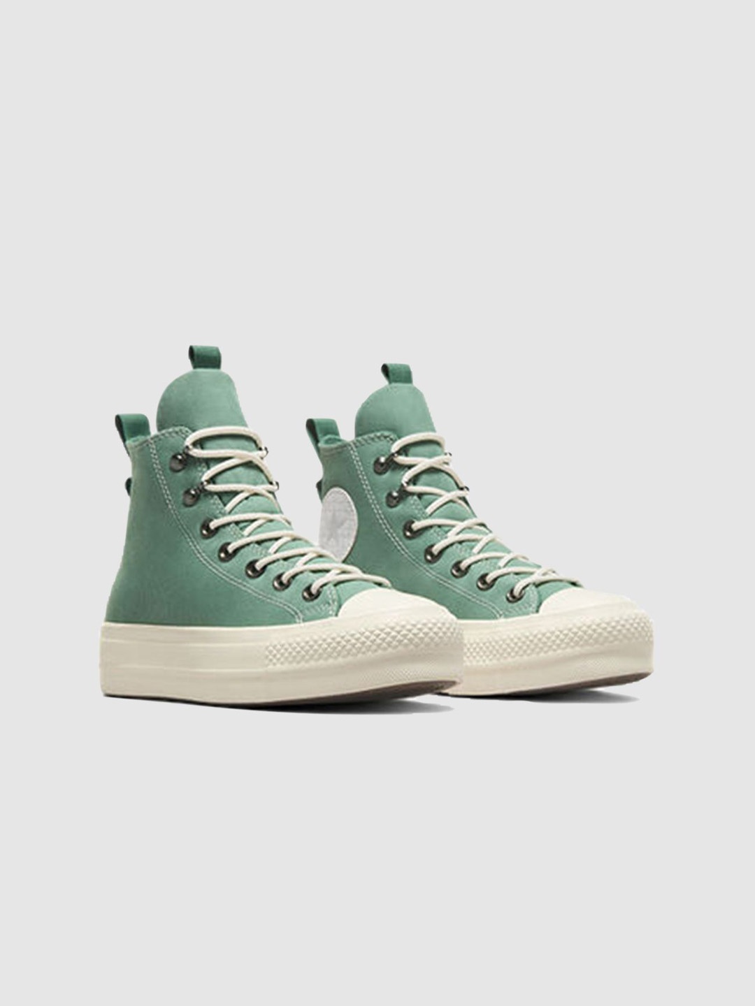 

Converse Women Chuck Taylor All Star Lift Platform Play On Utility High Top Sneakers, Green