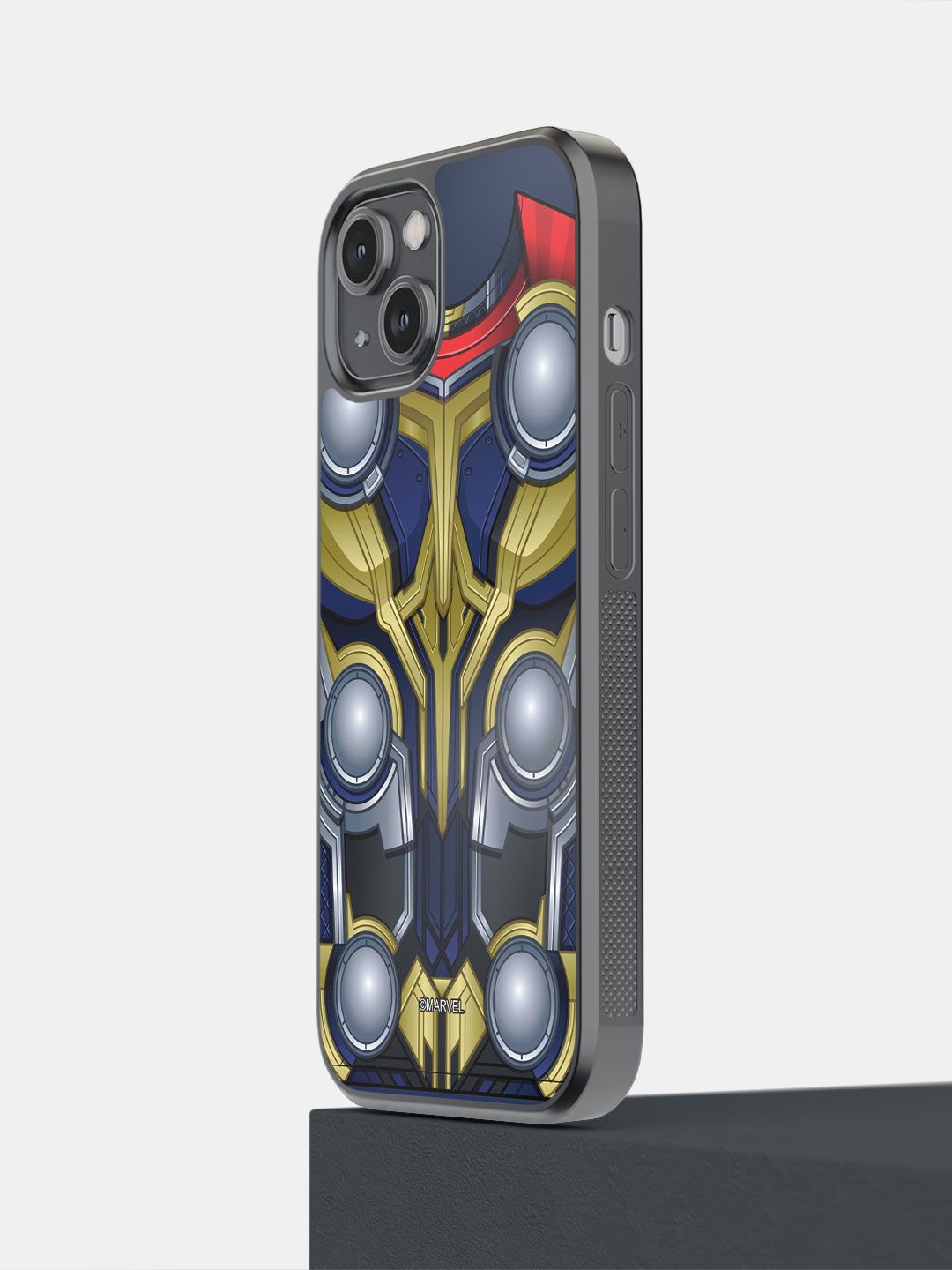 

macmerise Impact Resistant Quirky Printed iPhone 14 Back Case Mobile Accessories, Navy blue