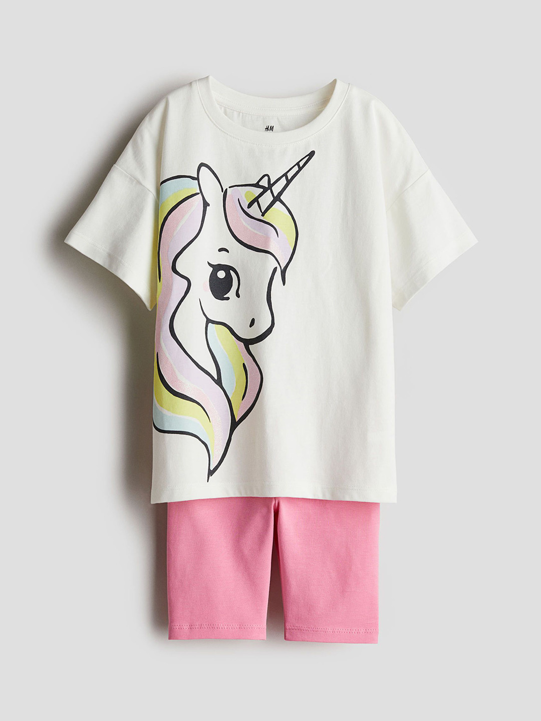 

H&M 2-Piece Printed Set, Pink