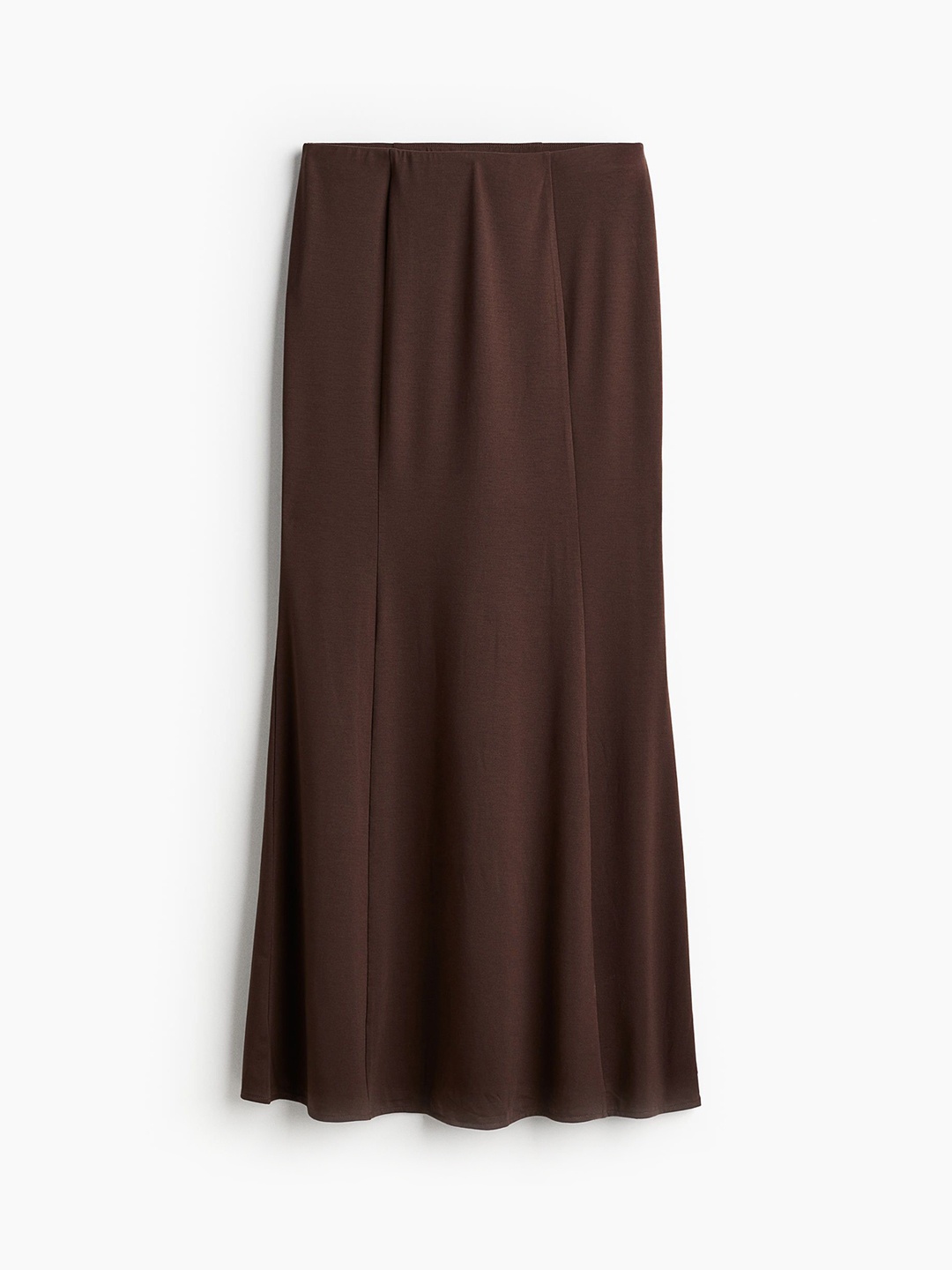 

H&M Flared Jersey Skirts, Brown