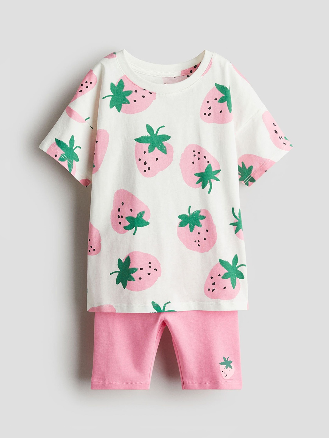 

H&M 2-Piece Printed Set, White