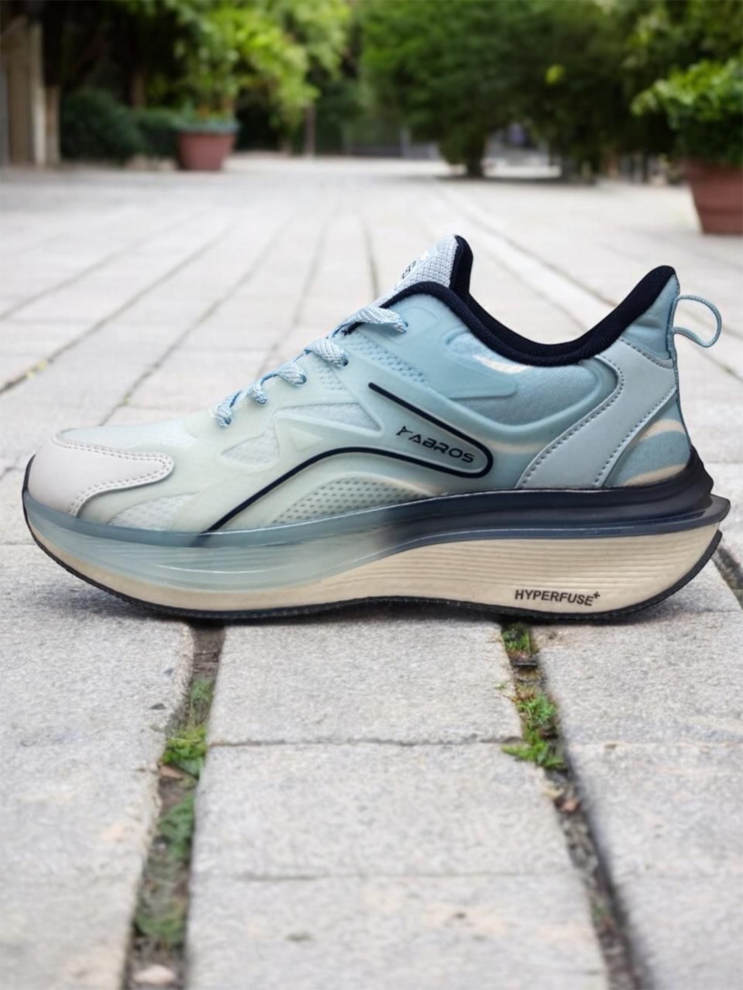 

ABROS Men Mesh Running Shoes, Navy blue