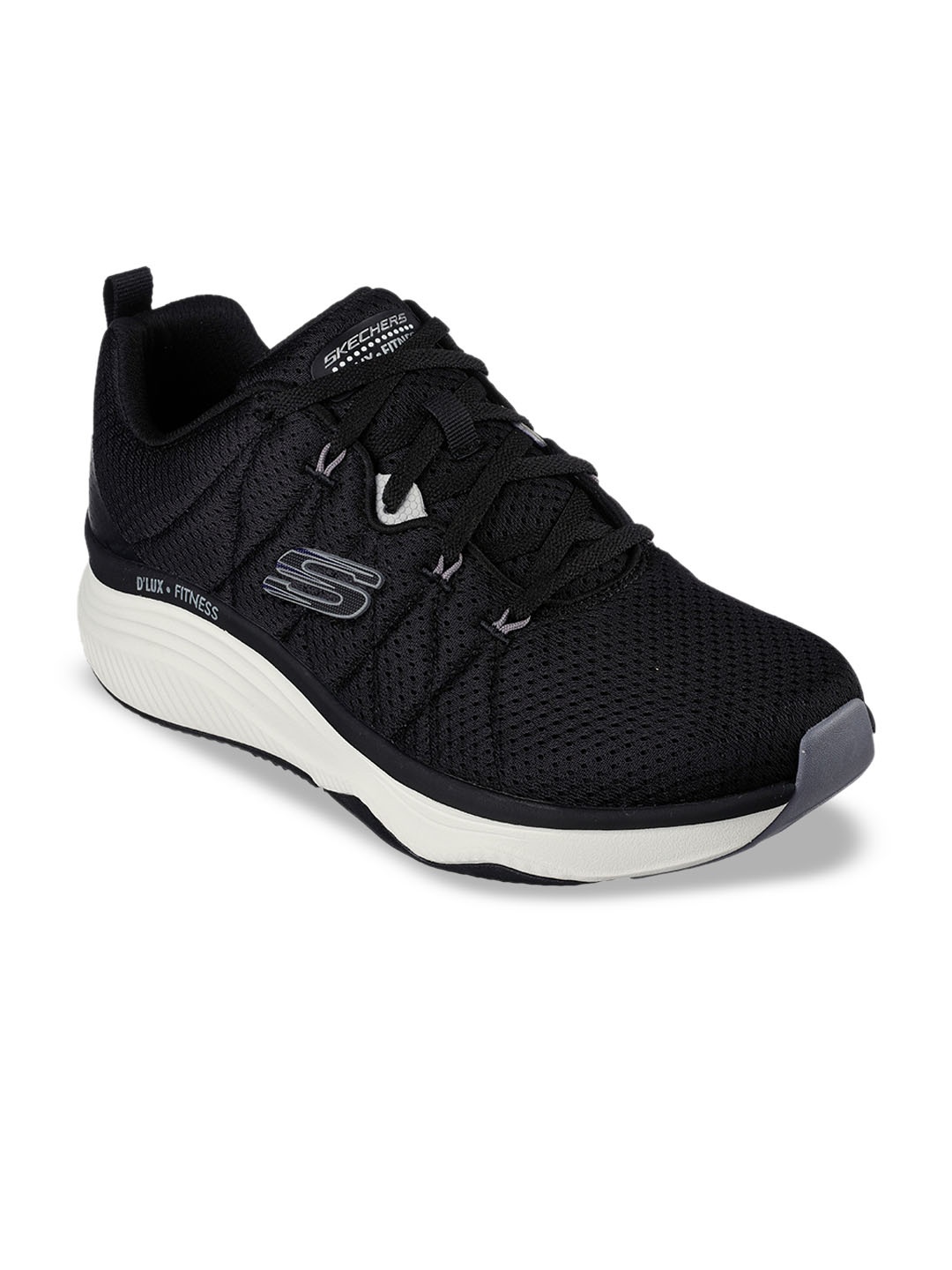 

Skechers D'lux Fitness - Kaster Men Casual Lace Up Shoes, Black
