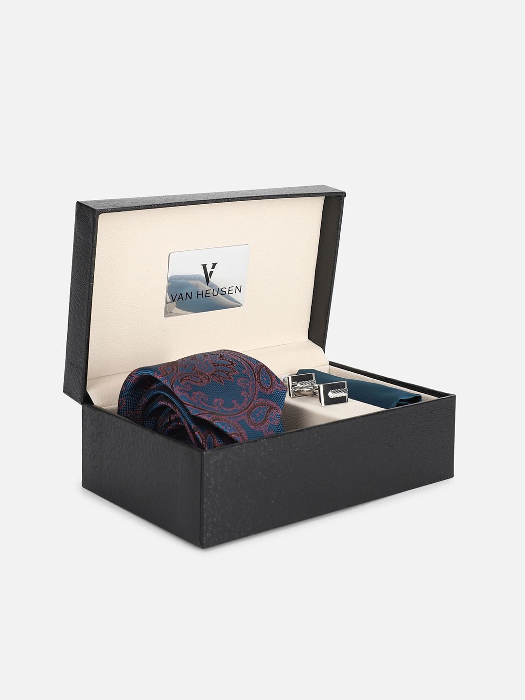 

Van Heusen Men Accessory Gift Set of, Navy blue