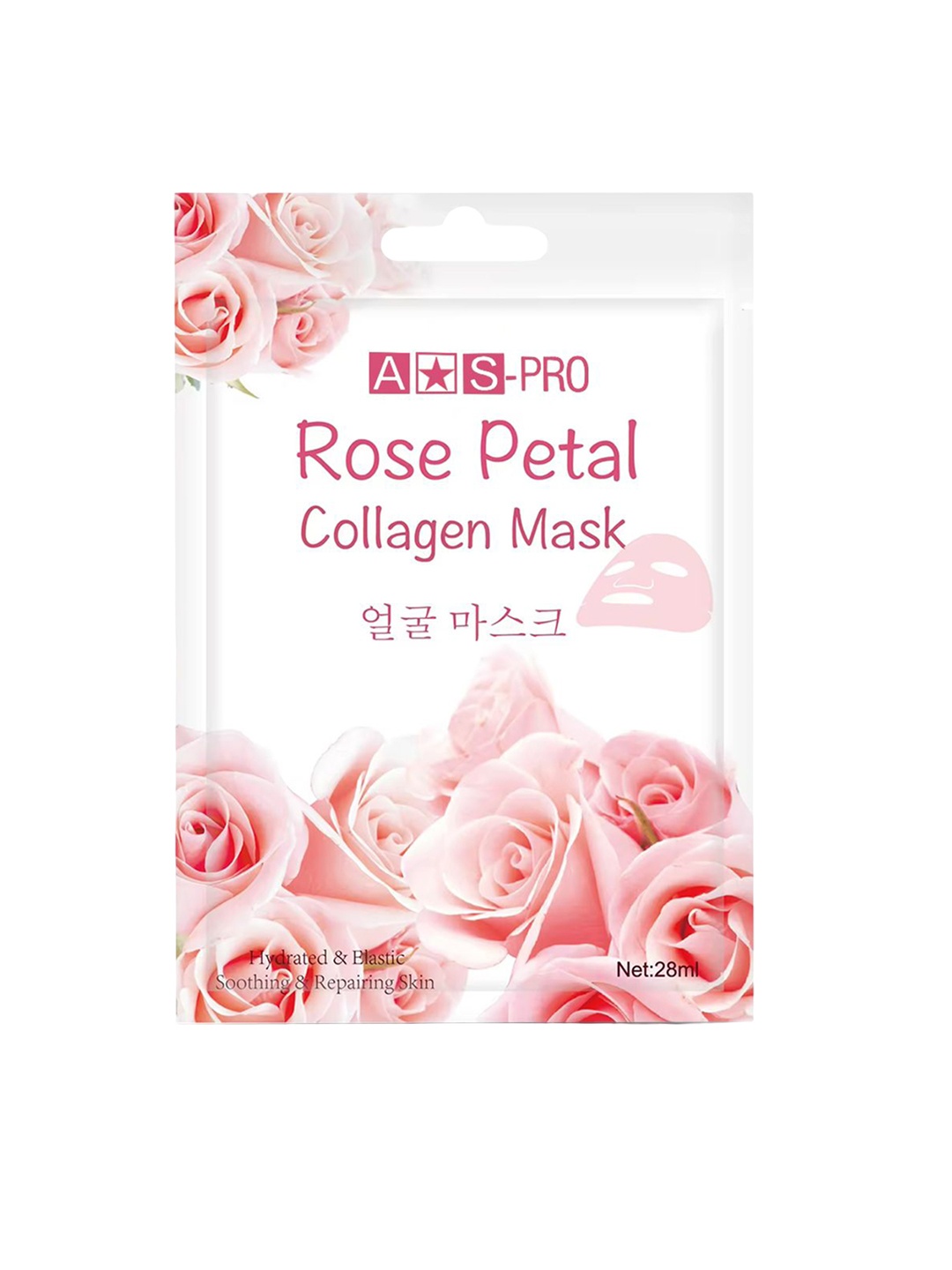 

Adbeni Rose Petal Collagen Sheet Mask - 28ml, Pink