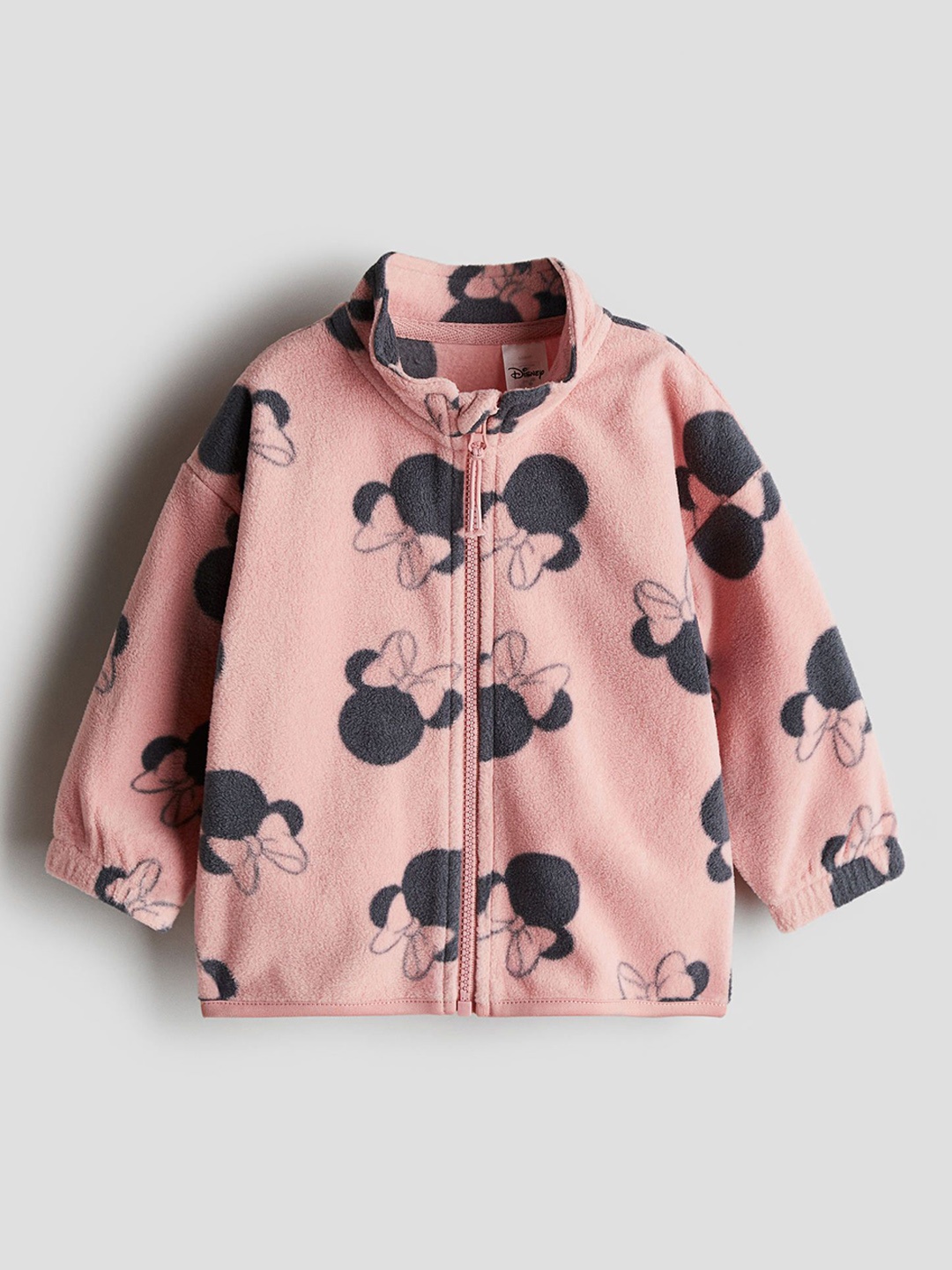 

H&M Infants Boys Patterned Fleece Jackets, Pink