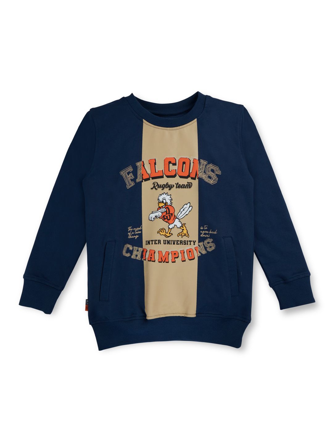 

Gini and Jony Boys Printed Sweatshirt, Navy blue