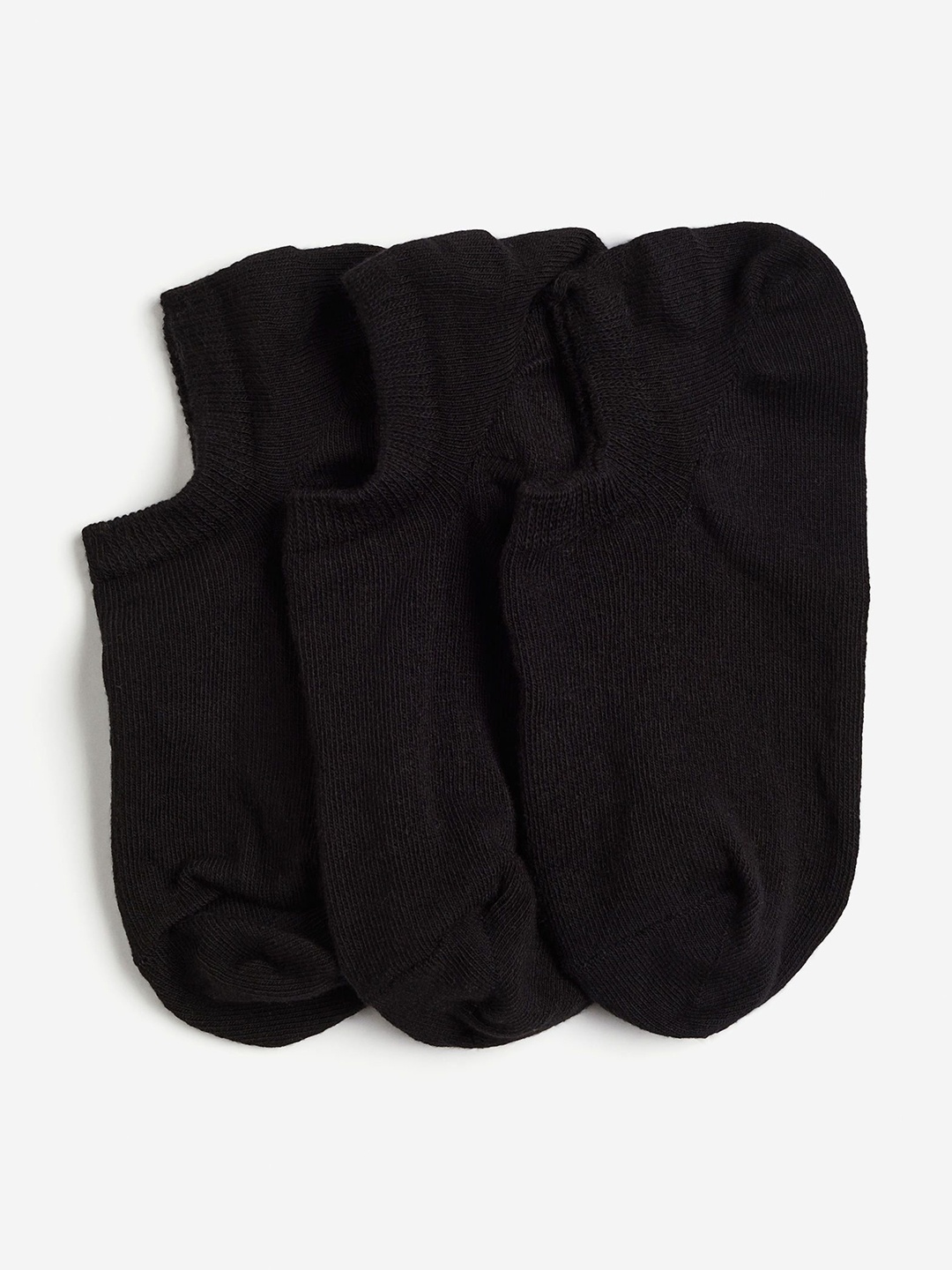 

H&M Women 3-Pack Socks, Black