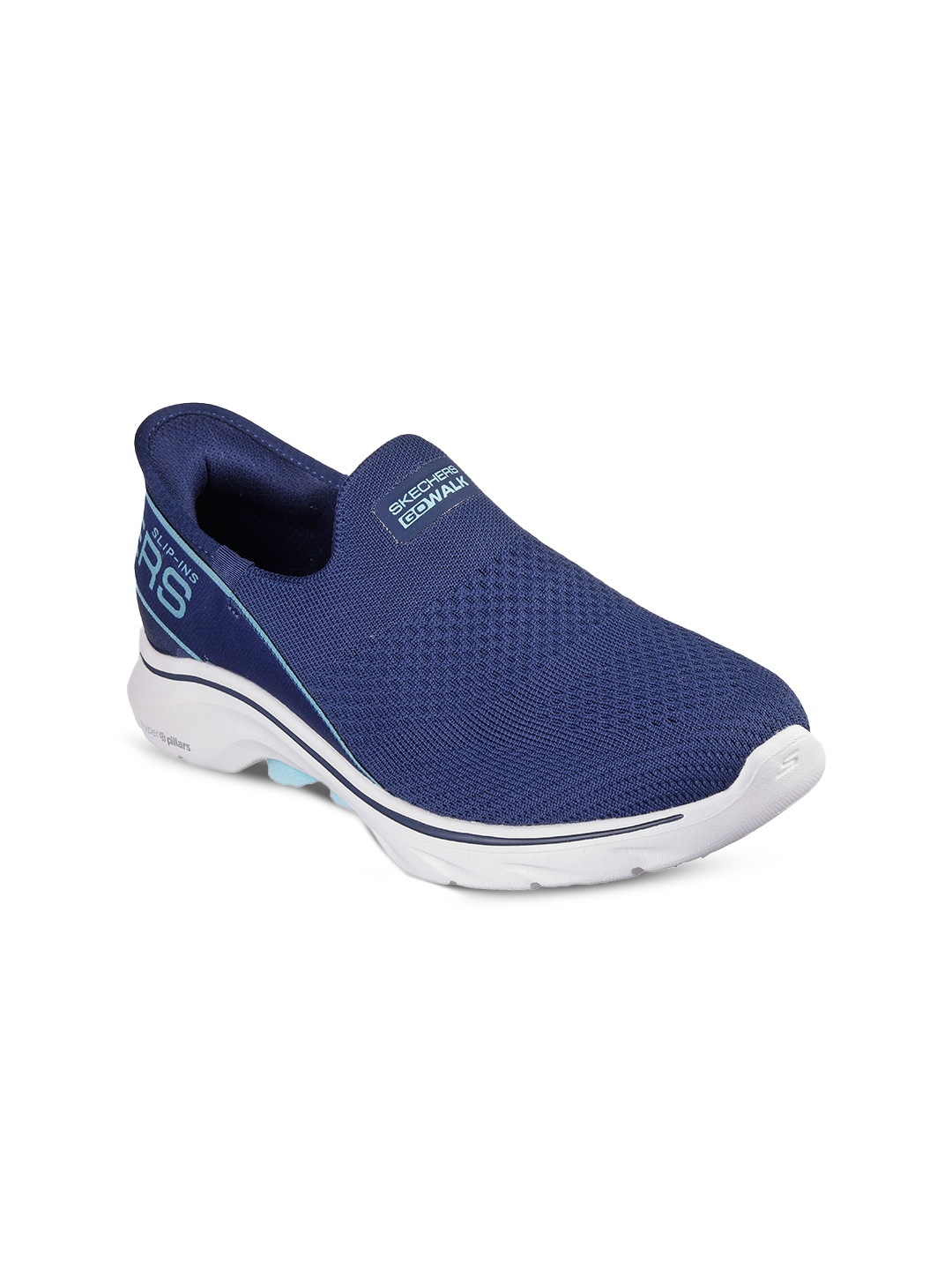 

Skechers Women GO WALK 7 - MIA Slip-On Walking Shoes, Navy blue