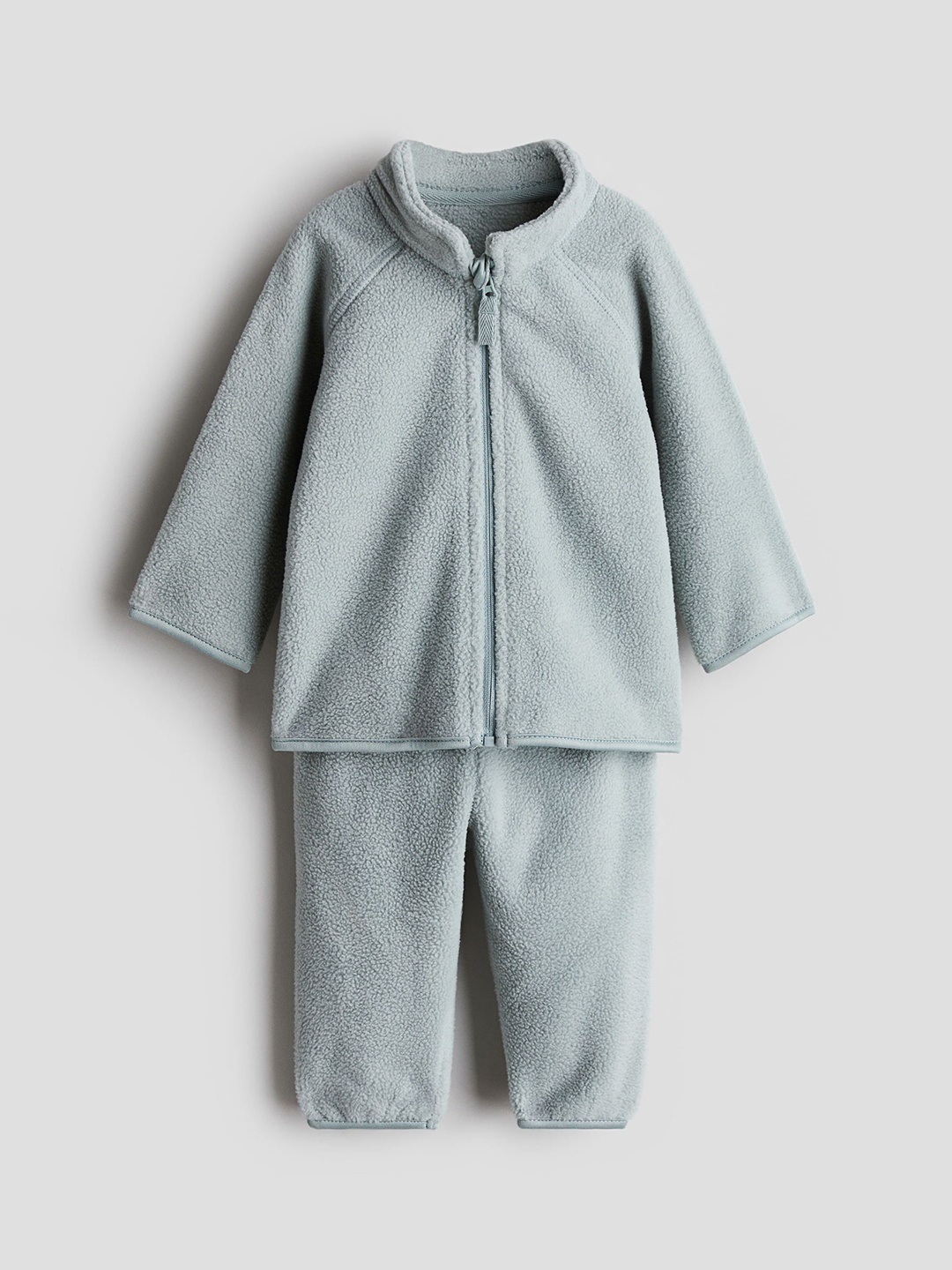 

H&M 2-Piece Fleece Set, Turquoise blue