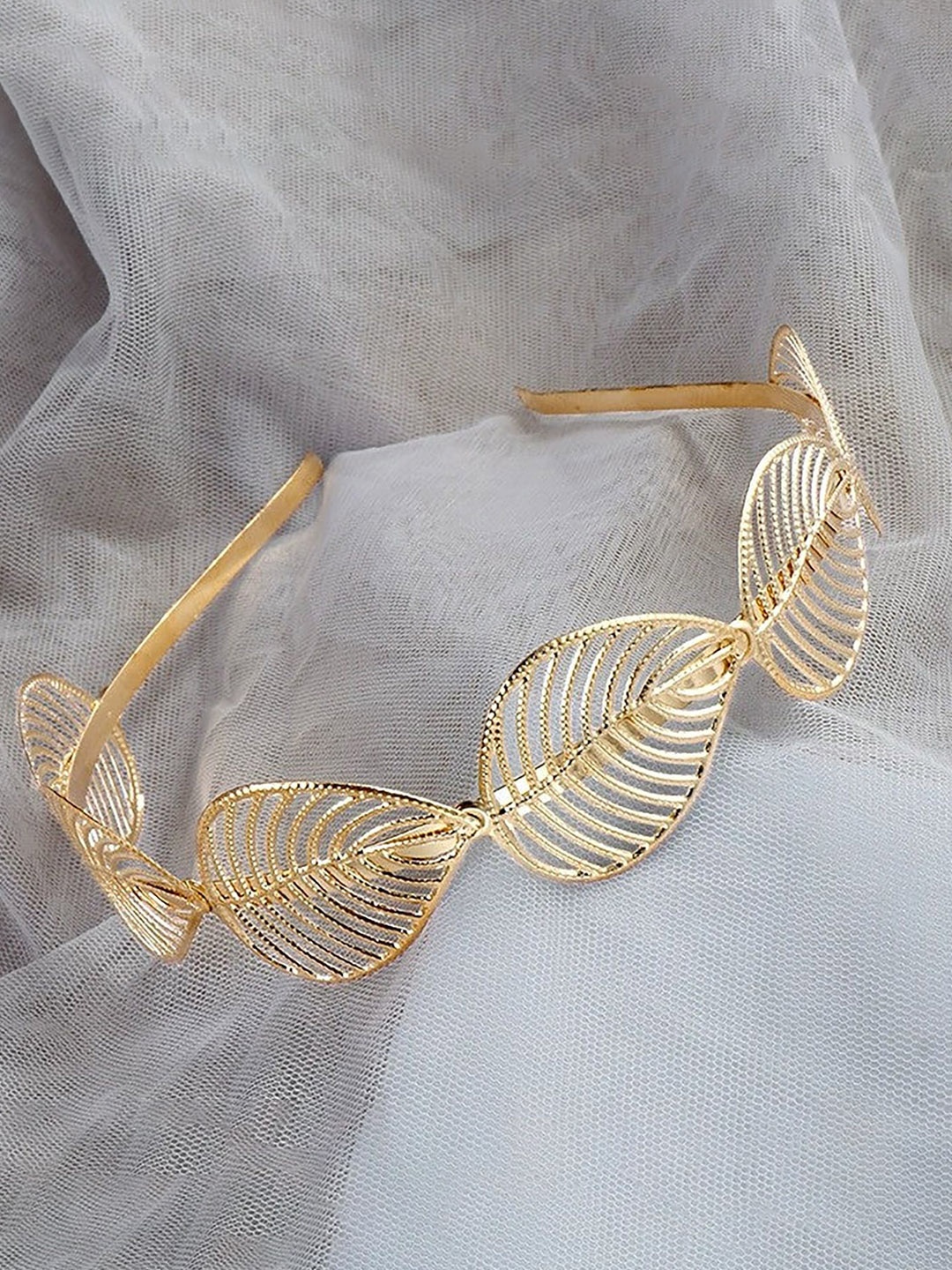 

SYGA Women Adjustable Metal Hairband, Gold