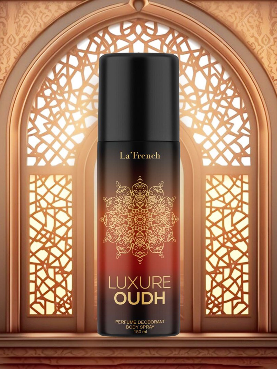 

La French Luxure Oudh Long Lasting Deodorant Body Spray - 150 ml, Brown