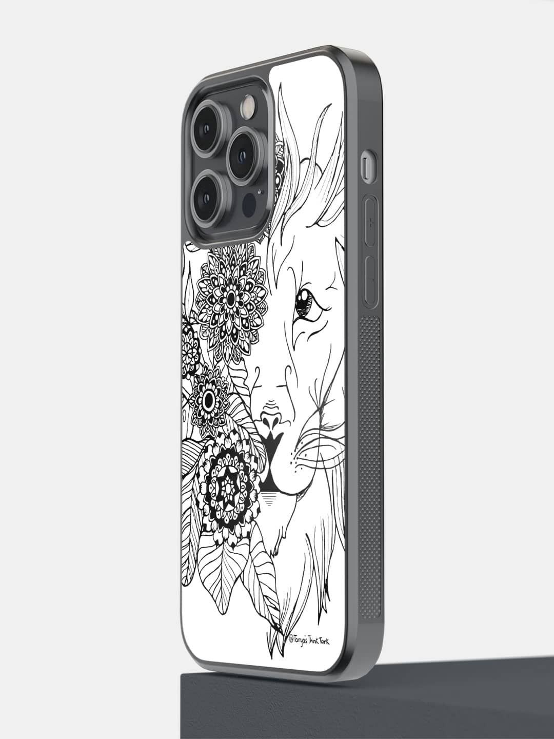 

macmerise Impact Resistant Floral Printed iPhone 14 Pro Max Back Case Mobile Accessories, White