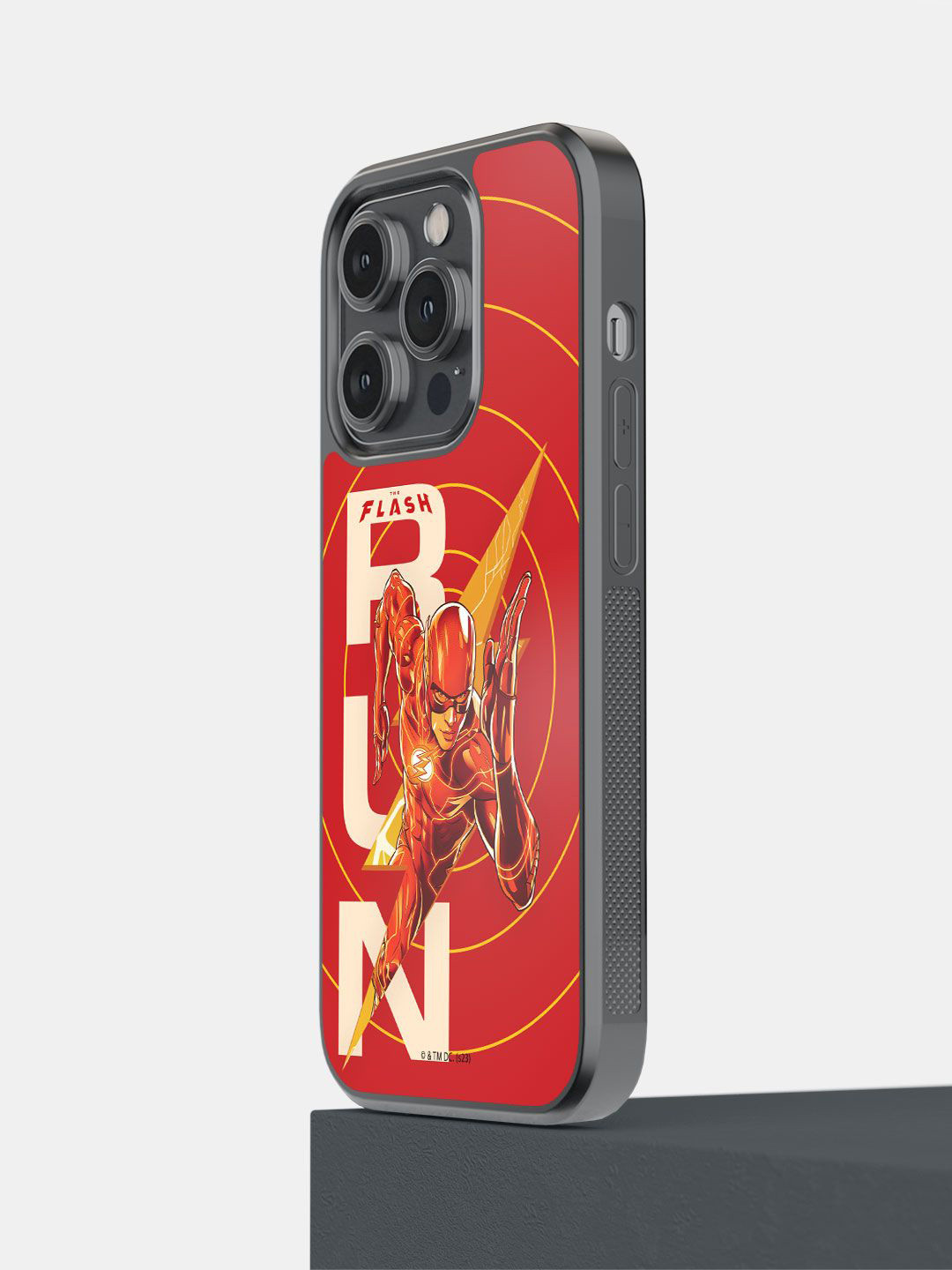

macmerise Impact Resistant Printed iPhone 14 Pro Back Case Mobile Accessories, Red