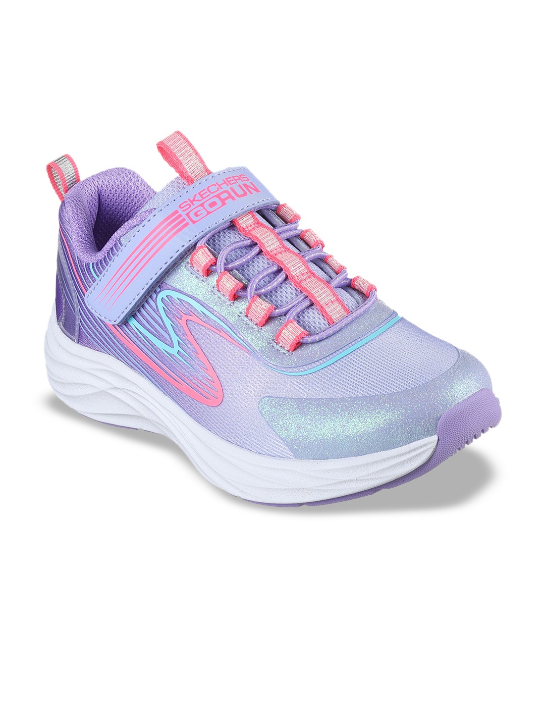 

Skechers GO-RUN-ACCELERATE Girls Casual Velcro Sneakers, Lavender