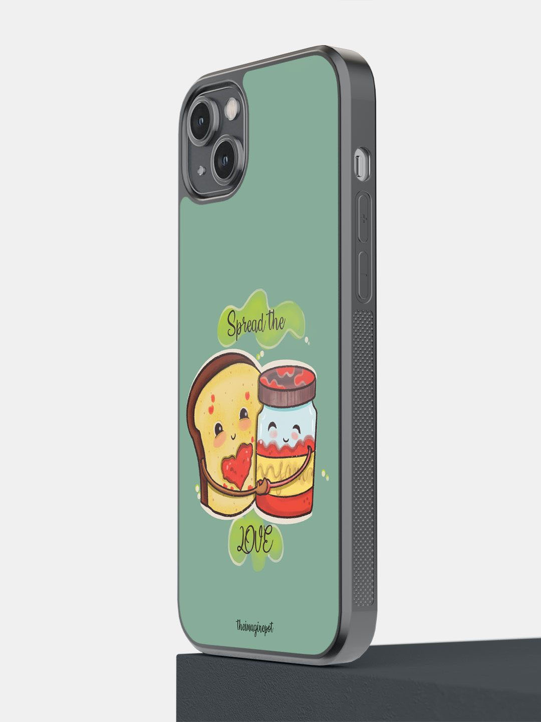 

macmerise Cartoon Characters Printed iPhone 14 Plus Back Case Mobile Accessories, Green