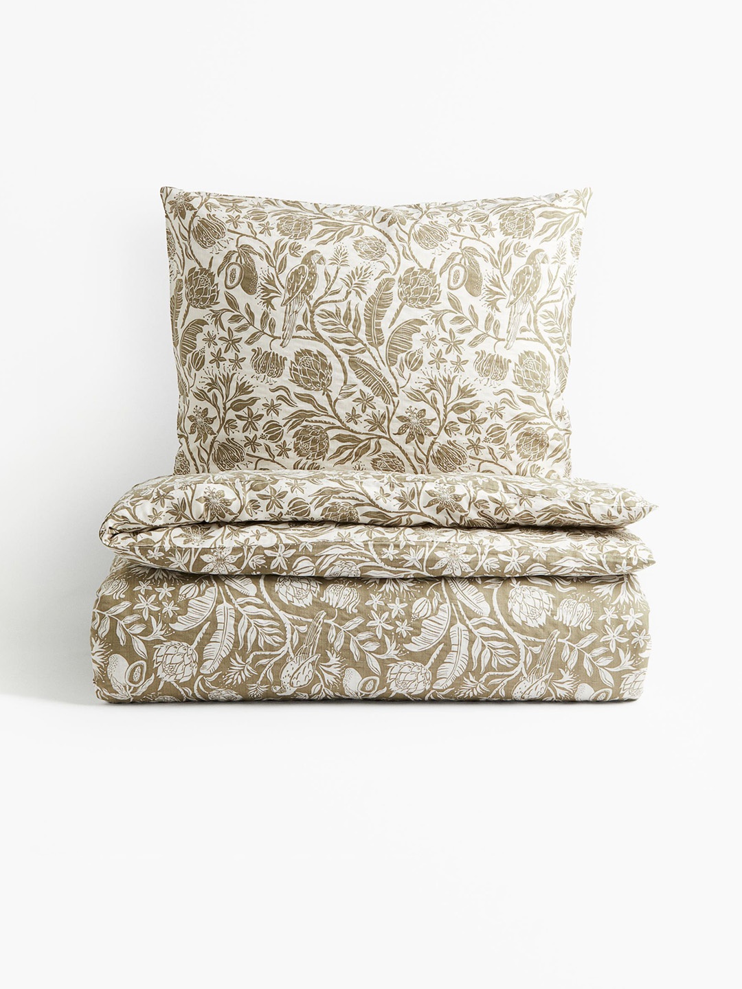 

H&M Green Seersucker Single Duvet Cover