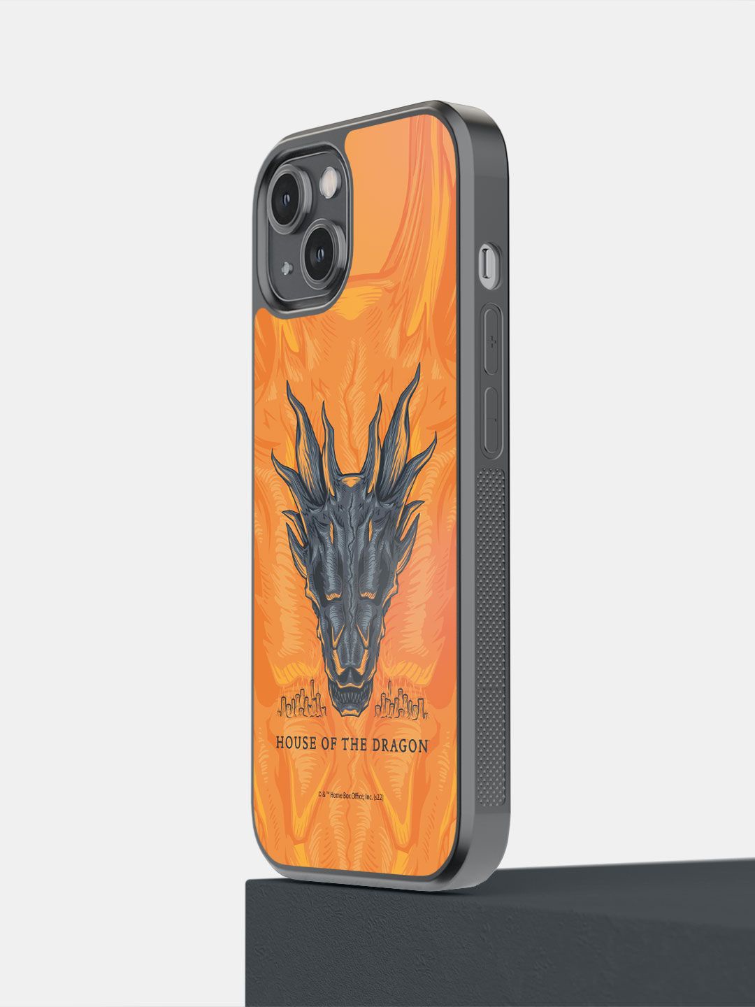 

macmerise Quirky Printed iPhone 14 Back Case Mobile Accessories, Orange