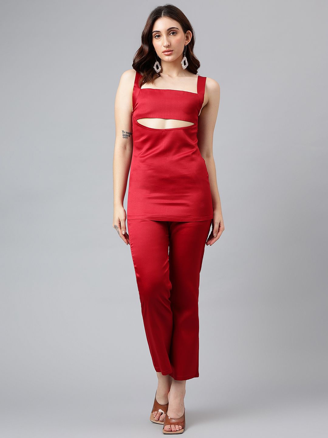 

TRYMISFIT Top With Trousers Co-Ords, Red