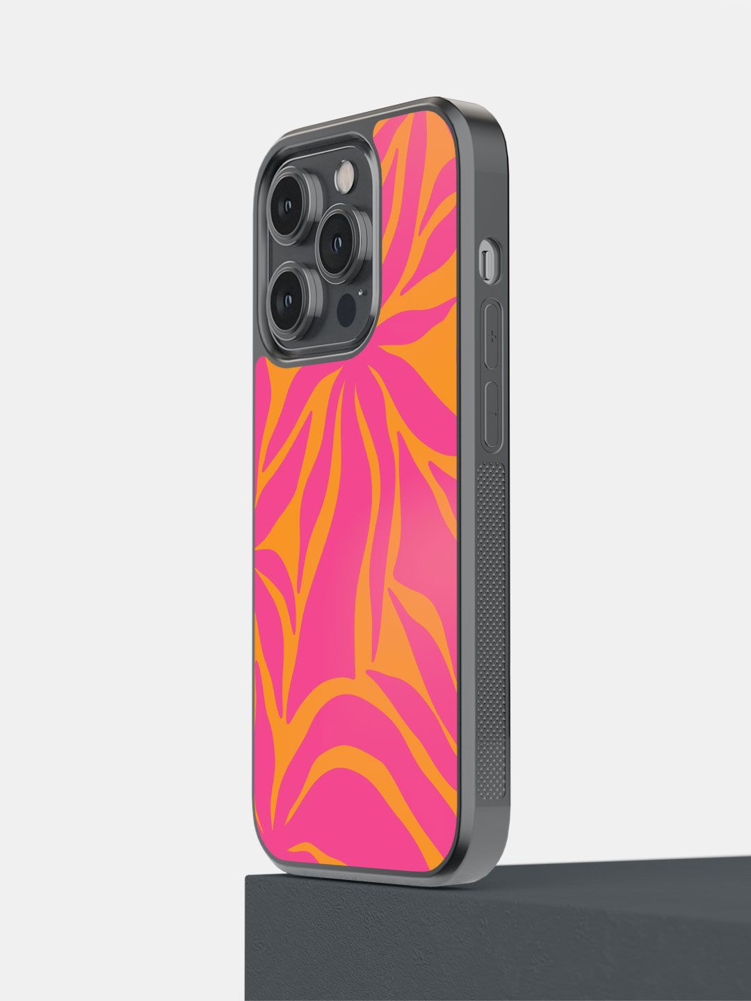 

macmerise Quirky Printed iPhone 14 Pro Back Case Mobile Accessories, Pink