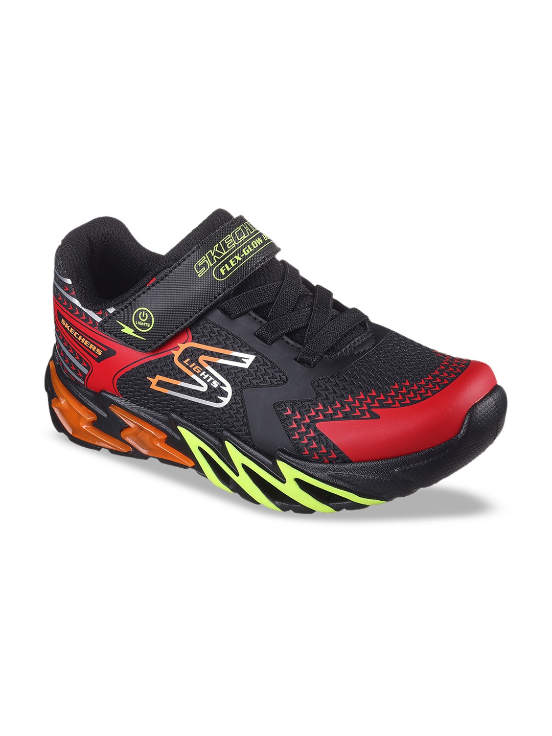 

Skechers FLEX-GLOW BOLT Boys Casual Sneakers, Black