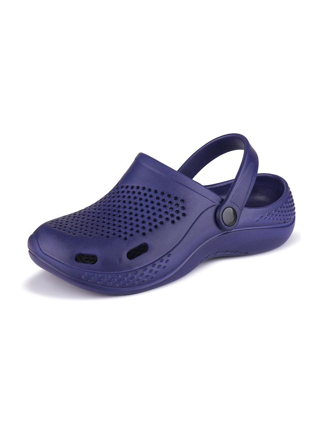 

BERSACHE Men Self Design Back Straps Rubber Clogs, Blue