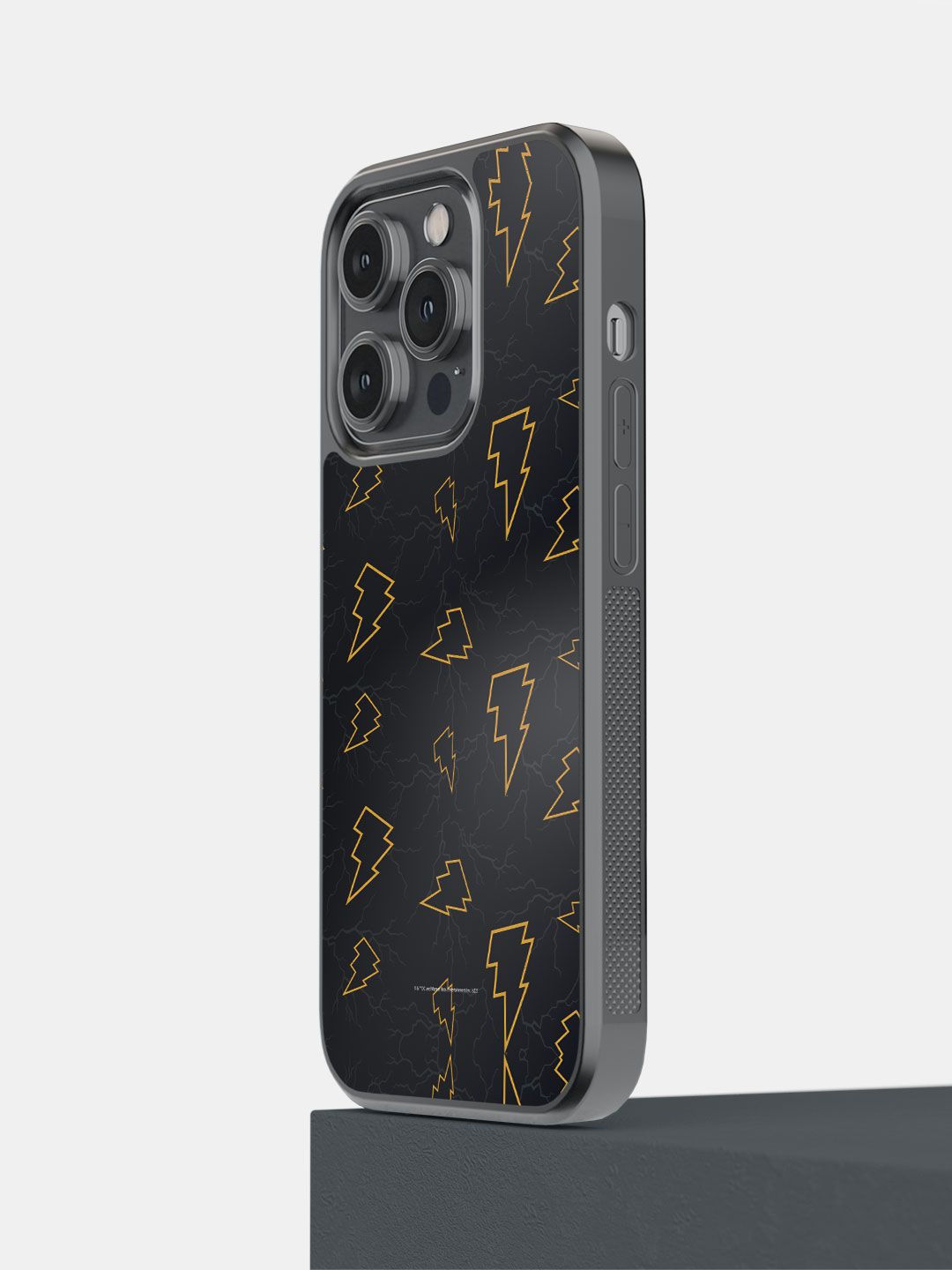 

macmerise Superhero Printed Impact Resistant iPhone 14 Pro Back Case Mobile Accessories, Black